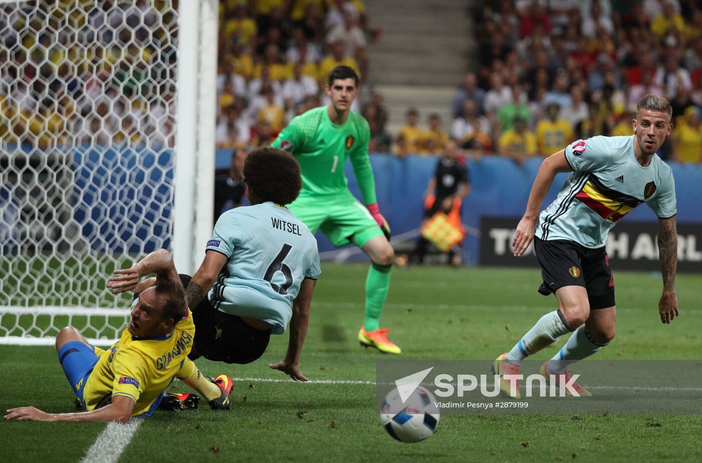 UEFA Euro 2016. Sweden vs. Belgium