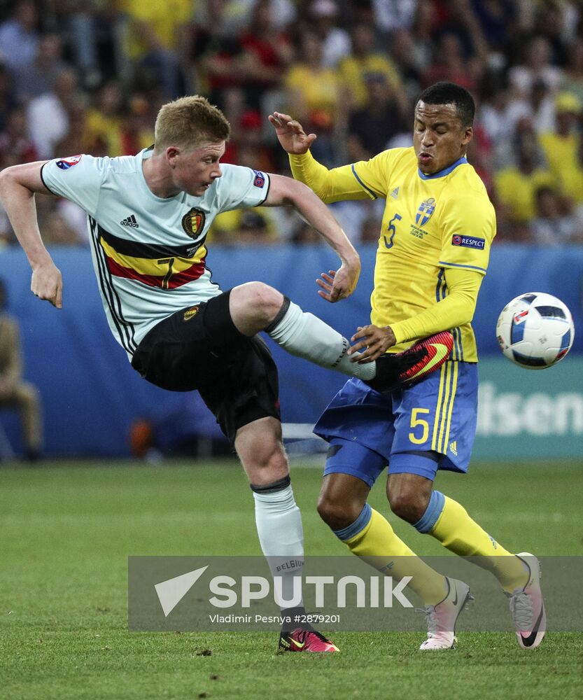 UEFA Euro 2016. Sweden vs. Belgium