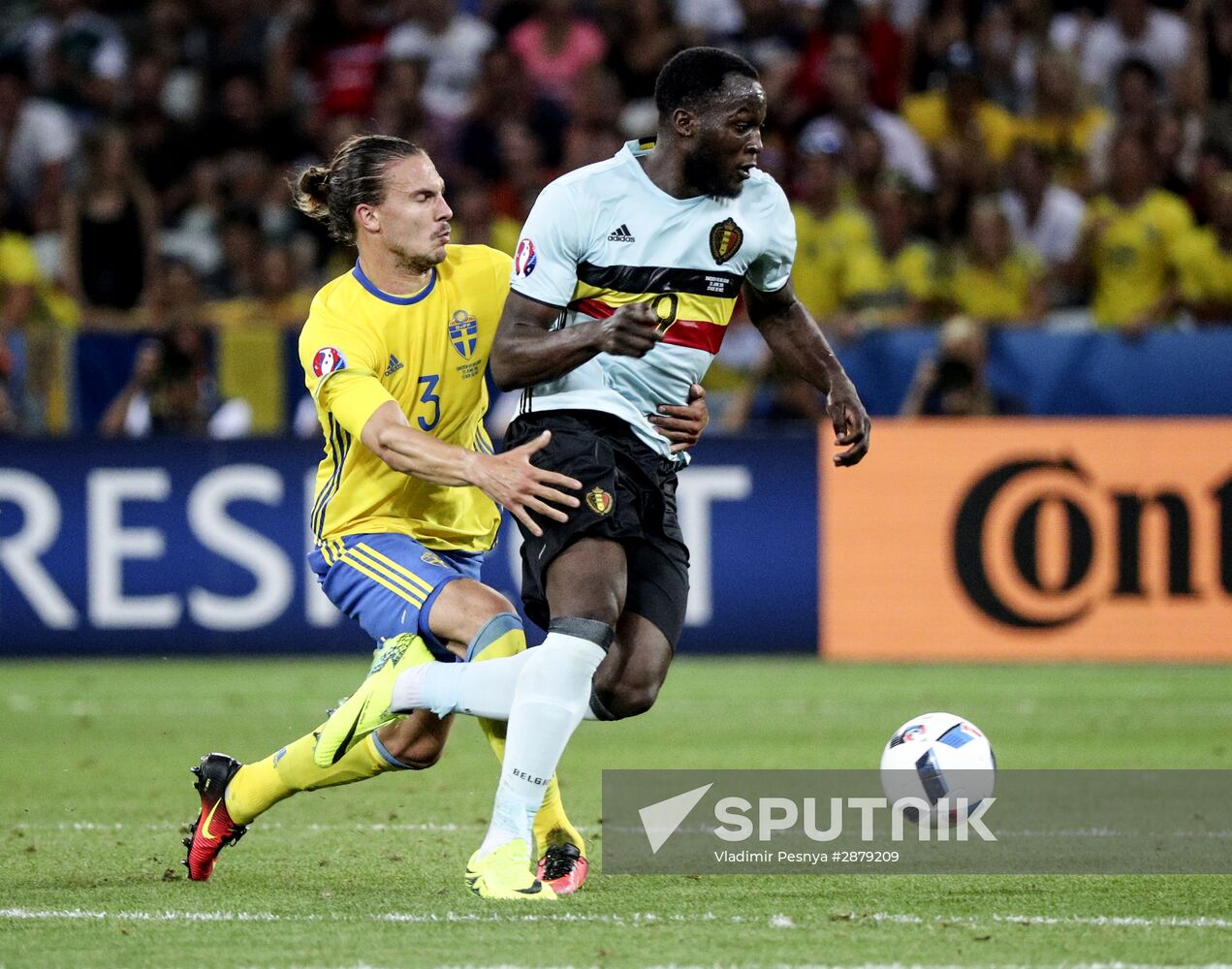 UEFA Euro 2016. Sweden vs. Belgium