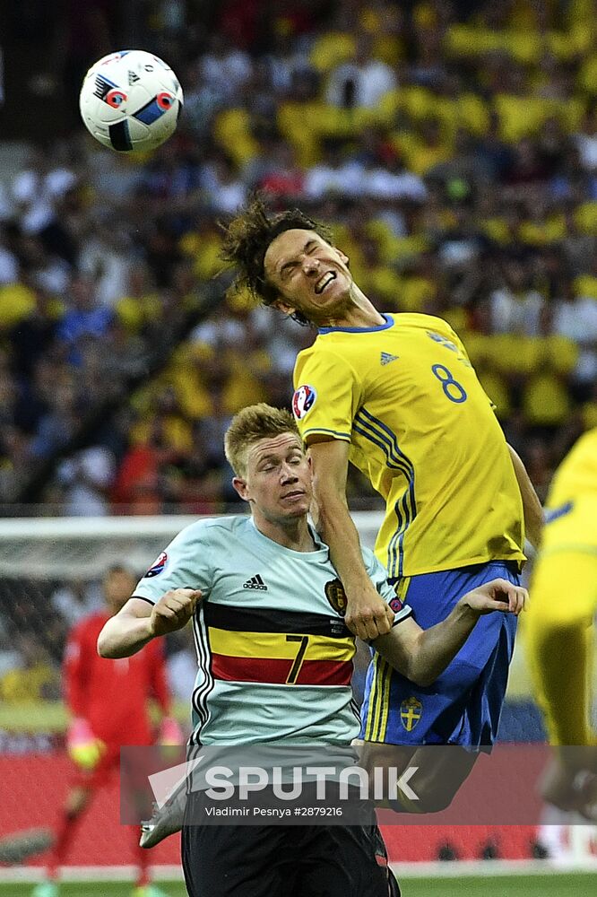UEFA Euro 2016. Sweden vs. Belgium