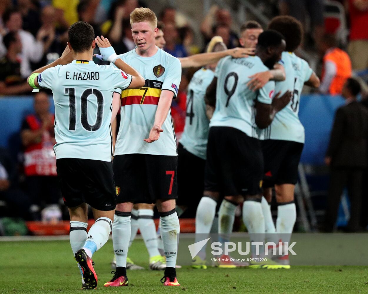 UEFA Euro 2016. Sweden vs. Belgium
