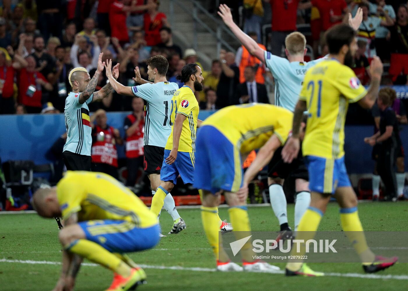 UEFA Euro 2016. Sweden vs. Belgium