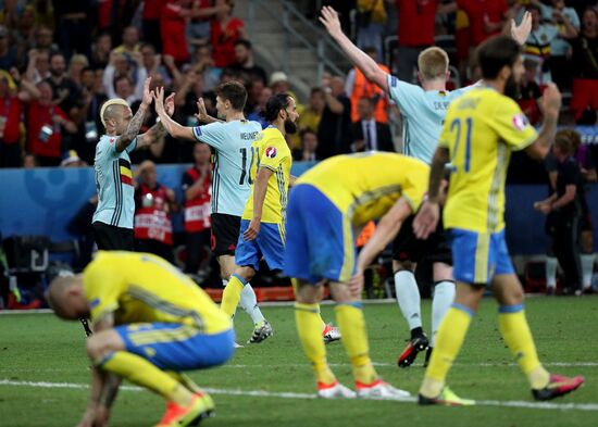 UEFA Euro 2016. Sweden vs. Belgium