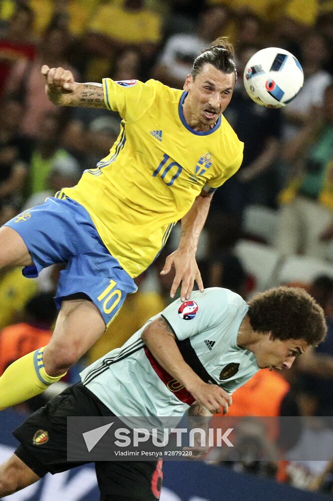 UEFA Euro 2016. Sweden vs. Belgium