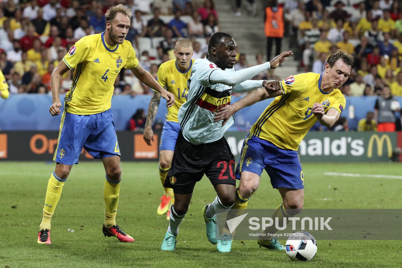 UEFA Euro 2016. Sweden vs. Belgium