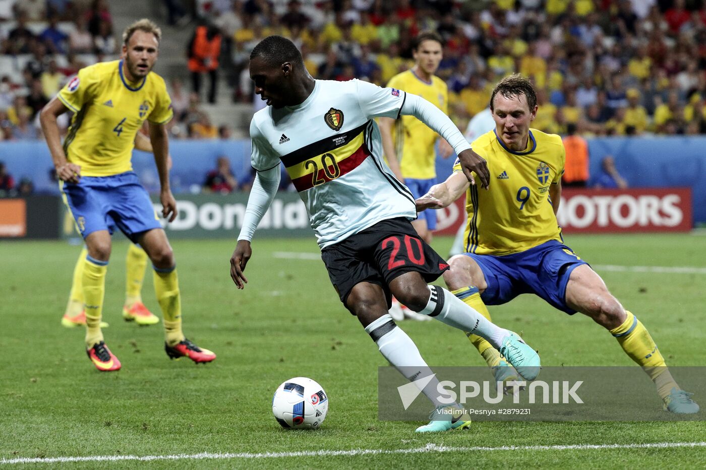 UEFA Euro 2016. Sweden vs. Belgium