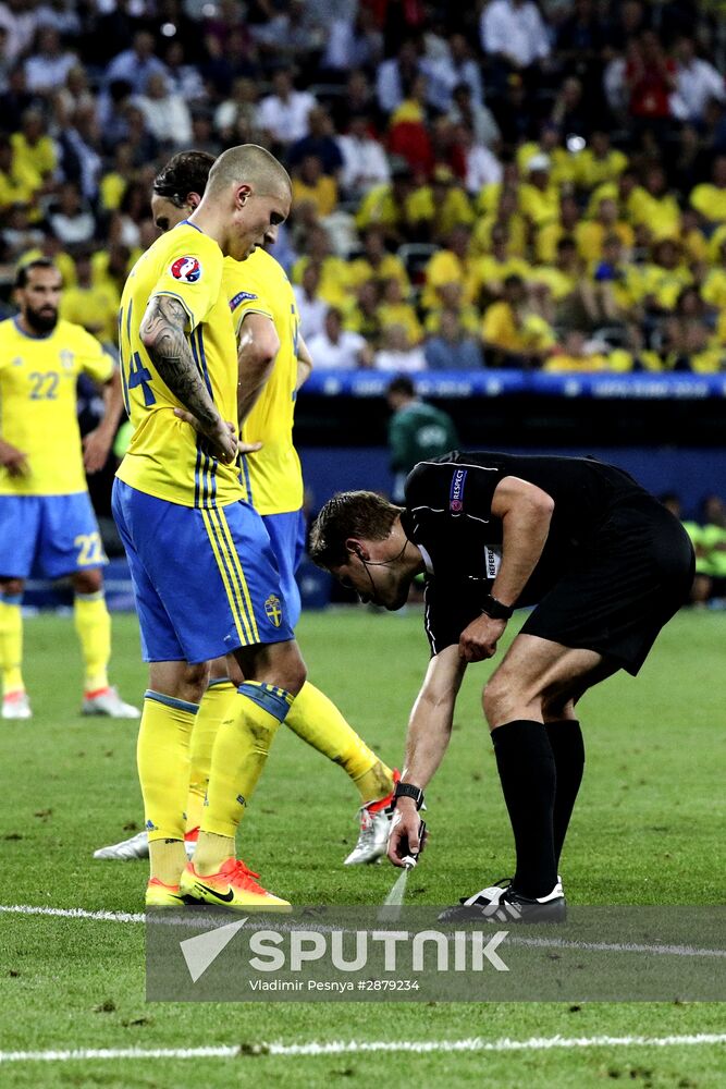 UEFA Euro 2016. Sweden vs. Belgium
