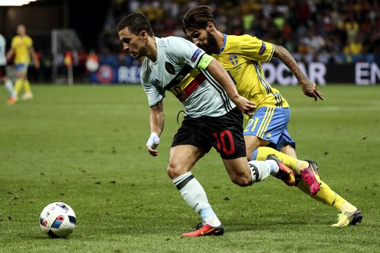 UEFA Euro 2016. Sweden vs. Belgium