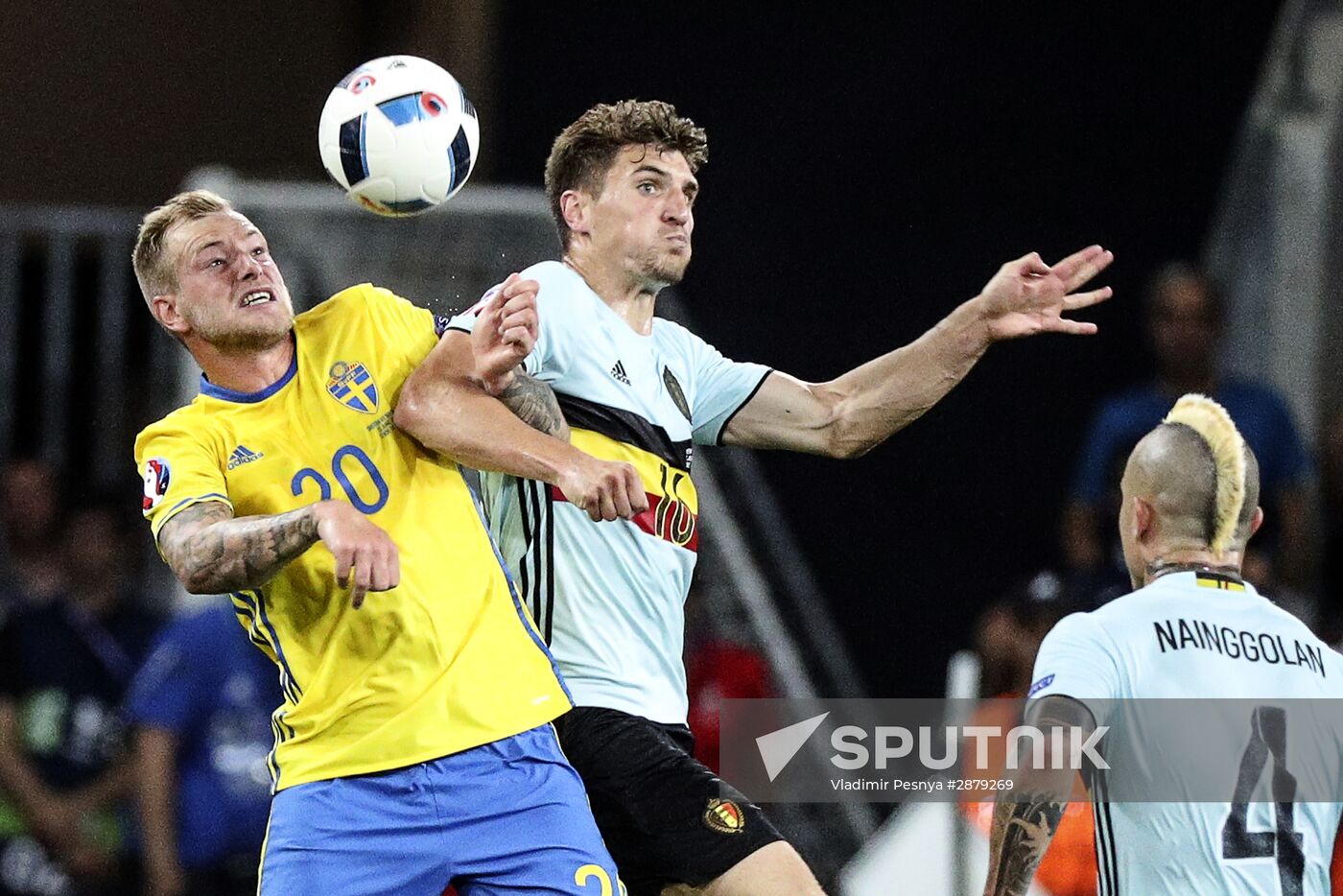 UEFA Euro 2016. Sweden vs. Belgium