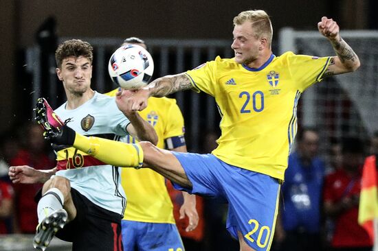 UEFA Euro 2016. Sweden vs. Belgium