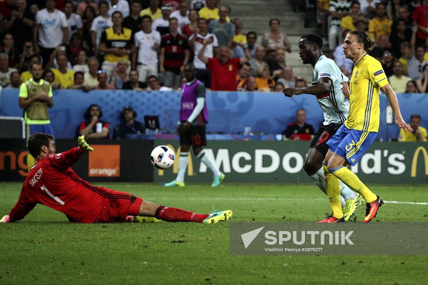 UEFA Euro 2016. Sweden vs. Belgium