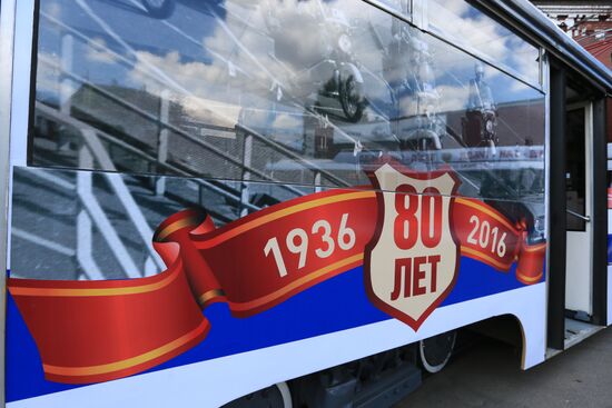 Mosgortrans presents themed vehicles