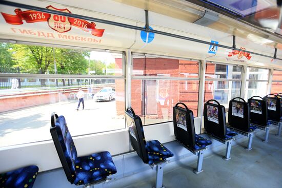 Mosgortrans presents themed vehicles