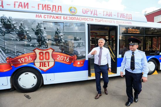 Mosgortrans presents themed vehicles