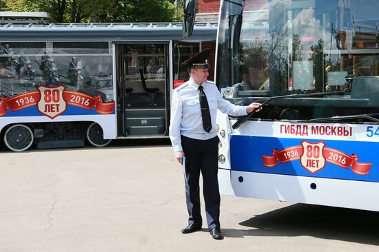 Mosgortrans presents themed vehicles