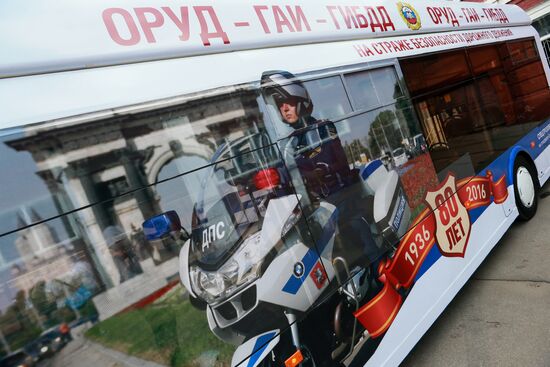 Mosgortrans presents themed vehicles