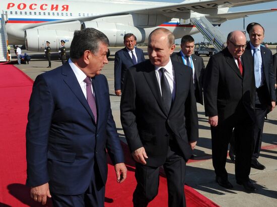 President Vladimir Putin visits Uzbekistan