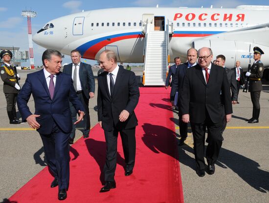 President Vladimir Putin visits Uzbekistan