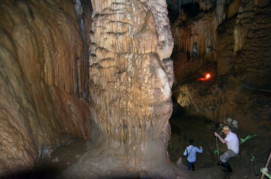 Abrskil Cave in Abkhazia
