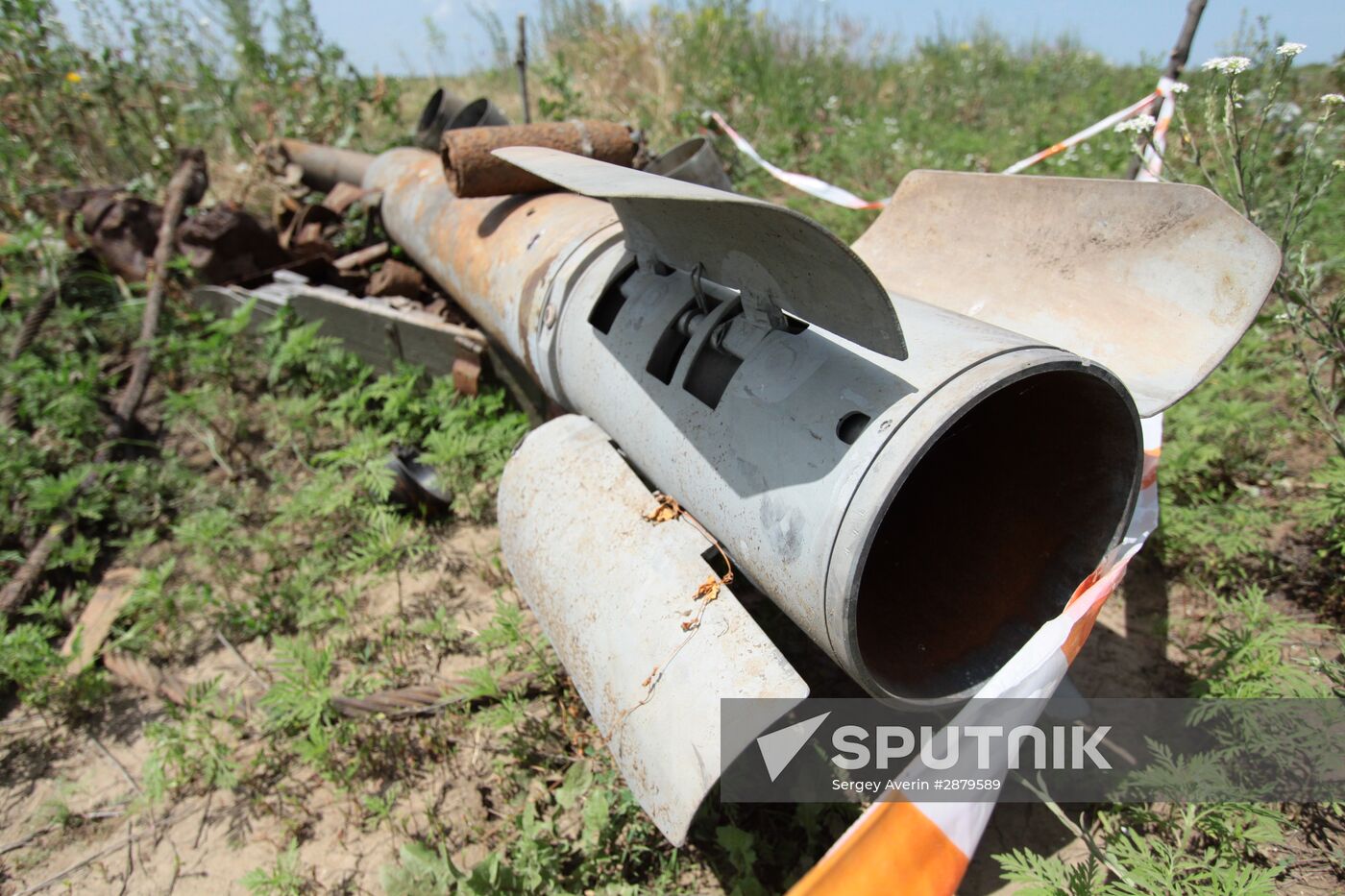 Mine clearance in Donetsk People's Republic