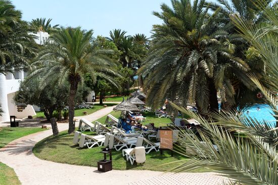 Vacationing on Tunisian island of Djerba
