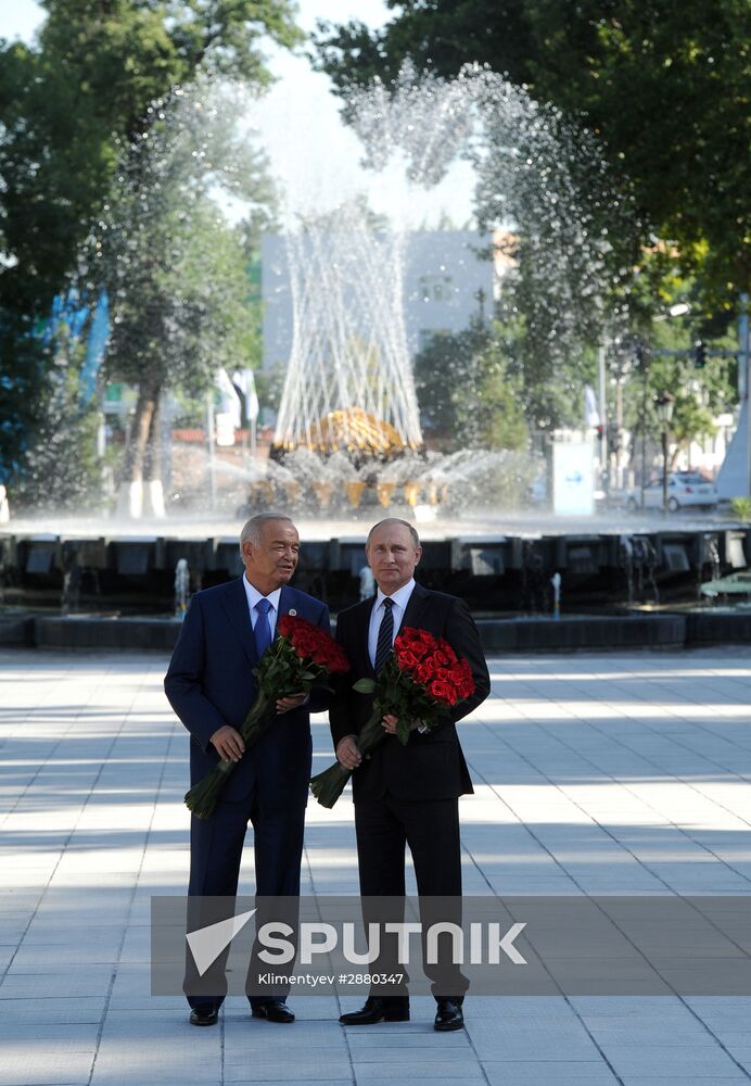 President Vladimir Putin visits Uzbekistan