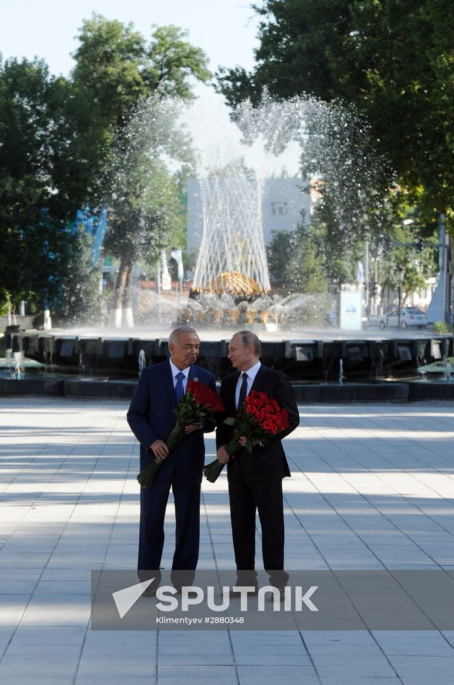 President Vladimir Putin visits Uzbekistan