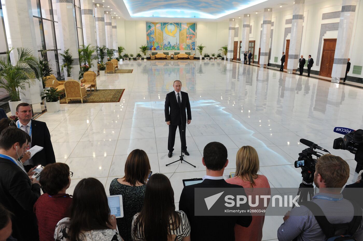 President Vladimir Putin visits Uzbekistan