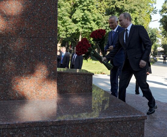 President Vladimir Putin visits Uzbekistan
