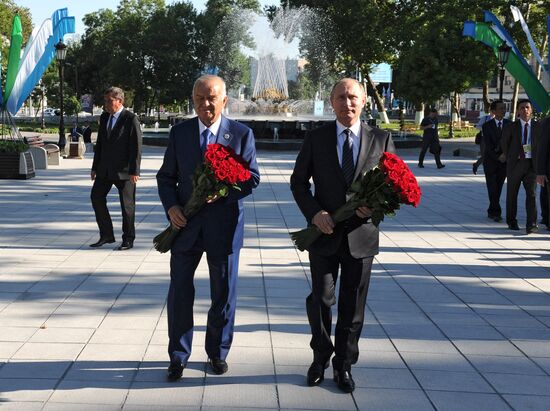 President Vladimir Putin visits Uzbekistan