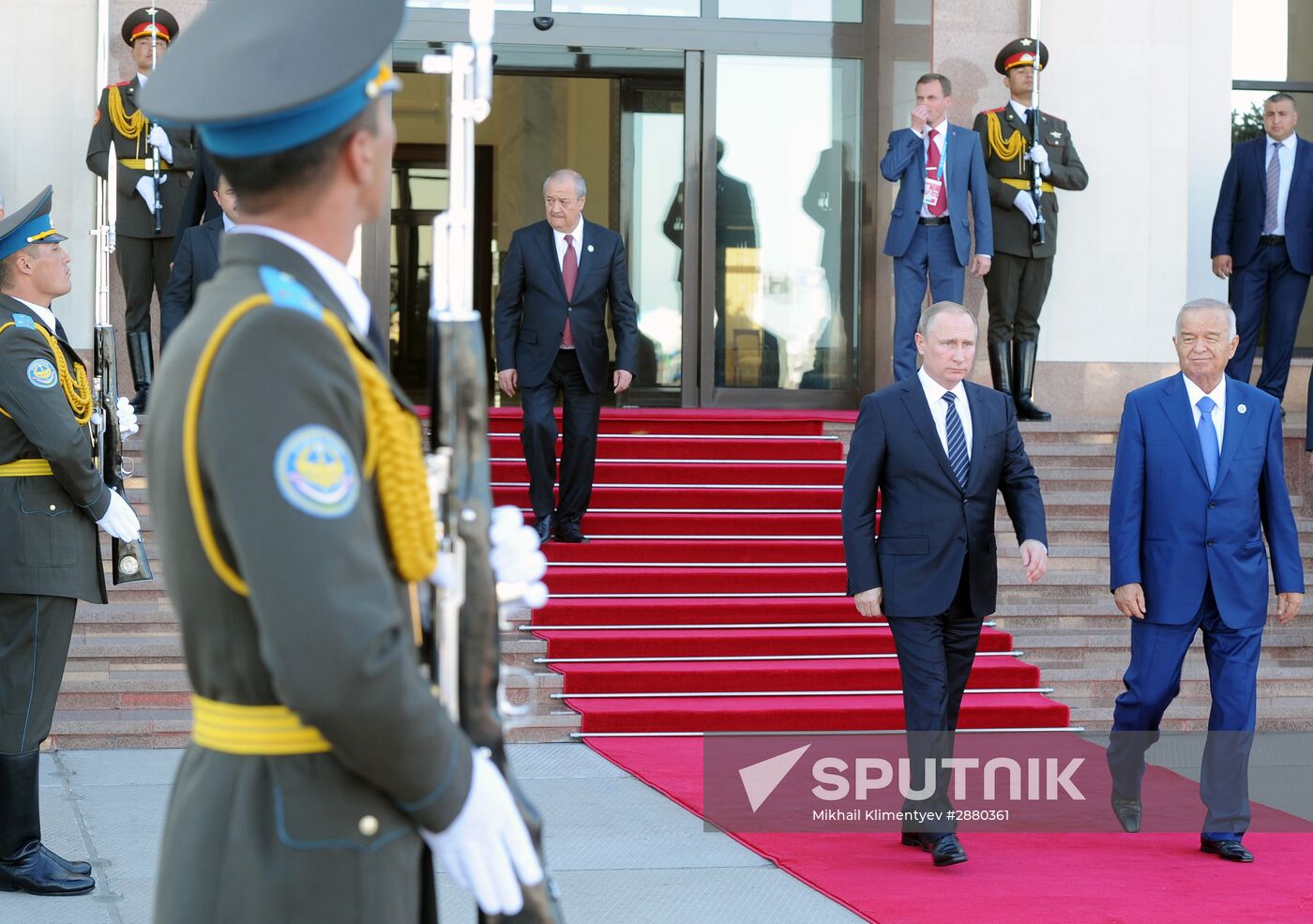 President Vladimir Putin visits Uzbekistan