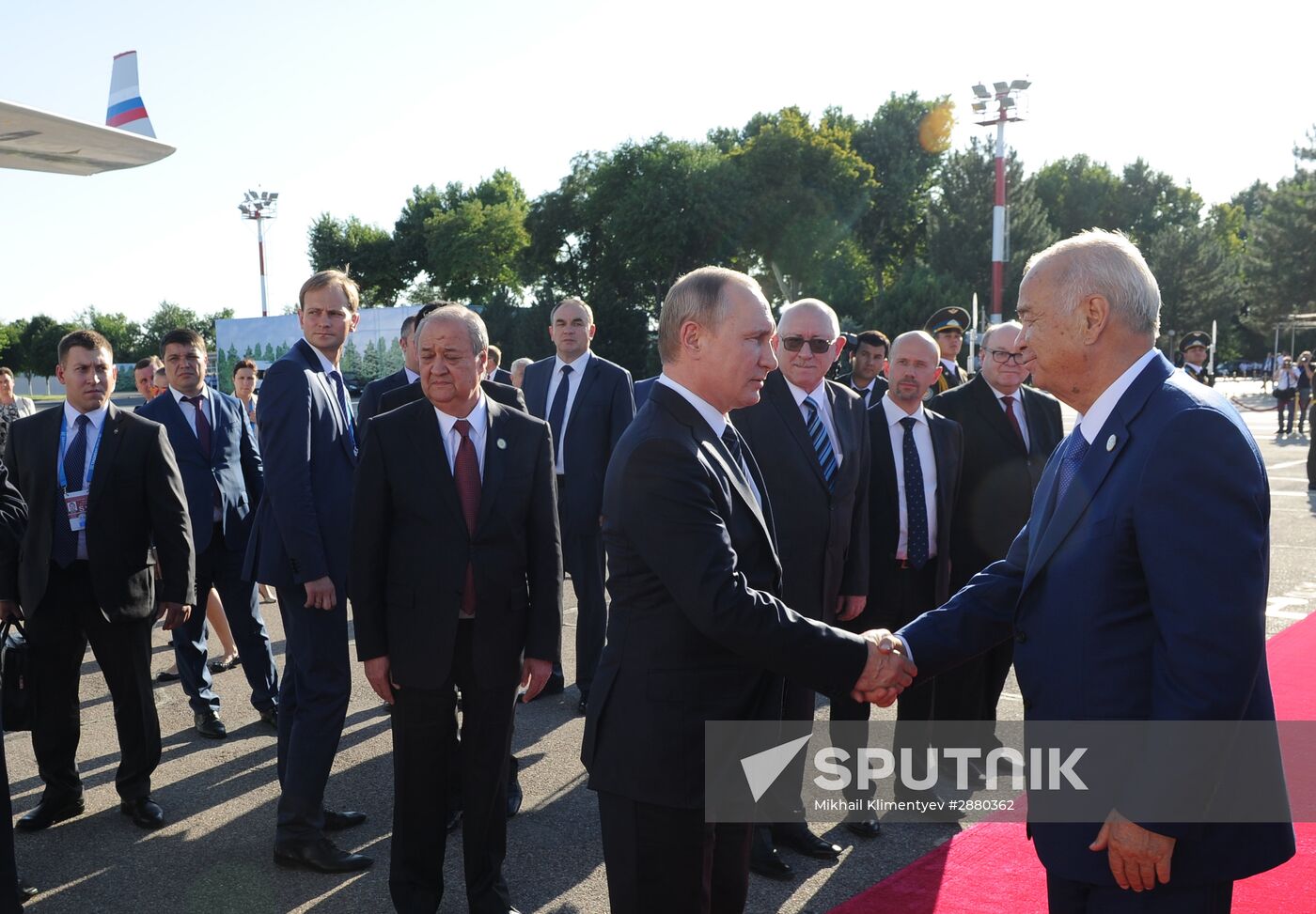 President Vladimir Putin visits Uzbekistan