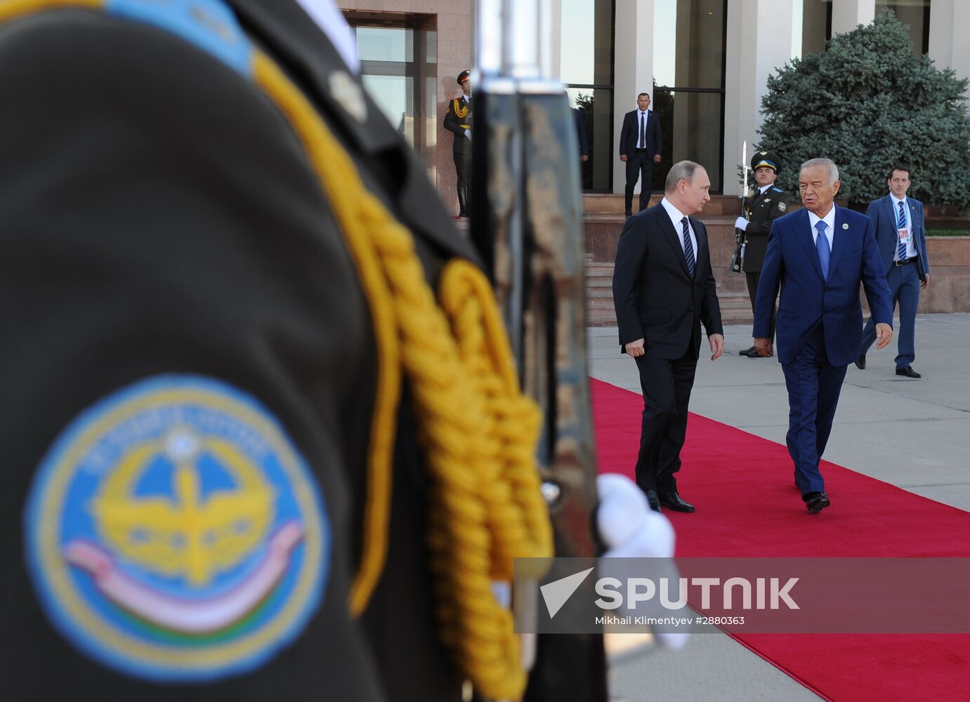 President Vladimir Putin visits Uzbekistan