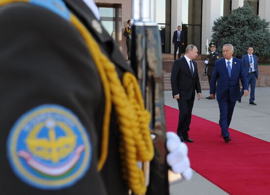 President Vladimir Putin visits Uzbekistan
