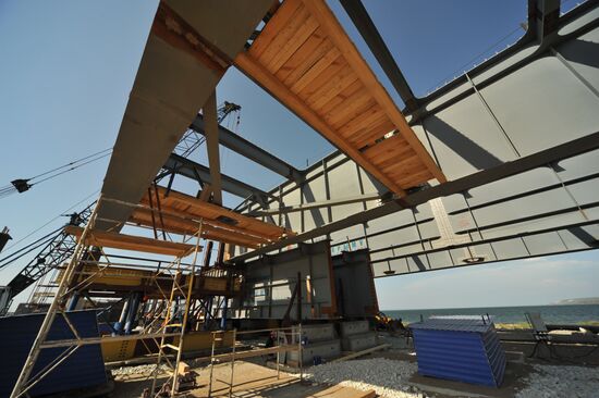 Contruction of bridge across Strait of Kerch
