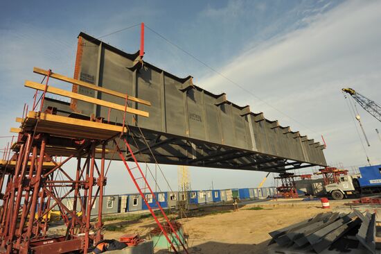 Contruction of bridge across Strait of Kerch