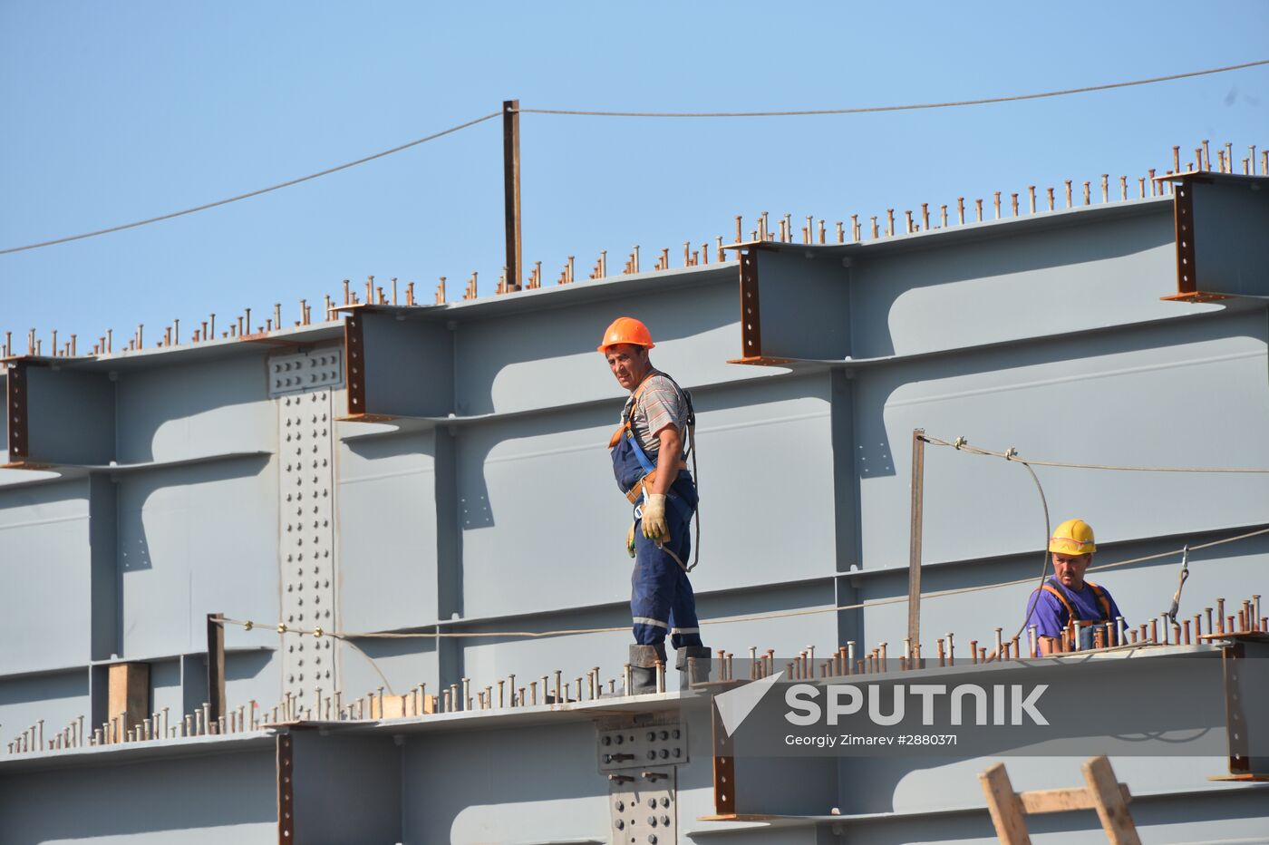 Contruction of bridge across Strait of Kerch