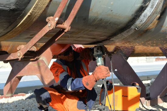 Contruction of bridge across Strait of Kerch