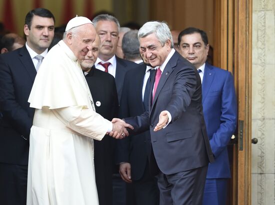Pope visits Armenia