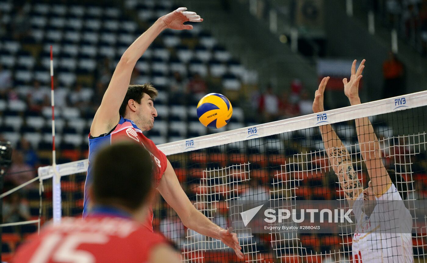 FIVB Volleyball World League 2016. Men. Russia vs. France