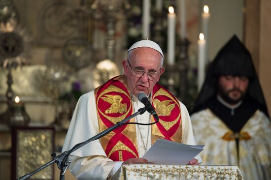 Pope visits Armenia