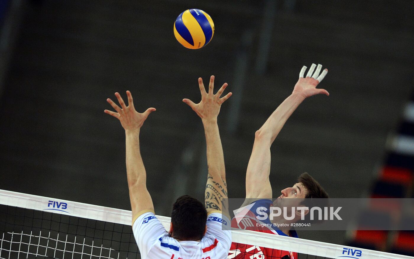 FIVB Volleyball World League 2016. Men. Russia vs. France