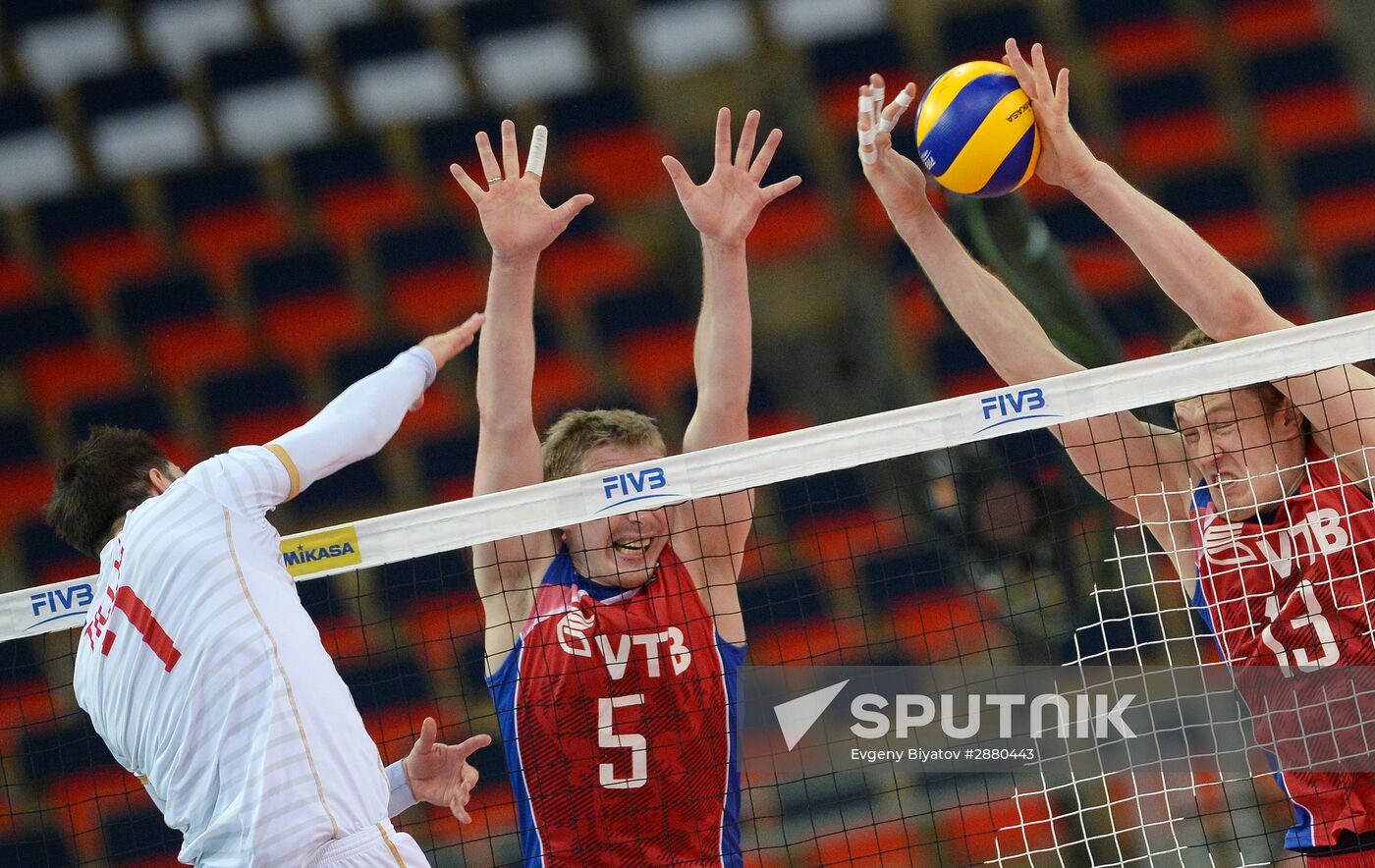 FIVB Volleyball World League 2016. Men. Russia vs. France