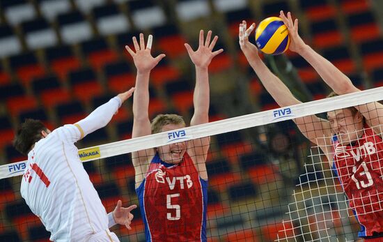 FIVB Volleyball World League 2016. Men. Russia vs. France
