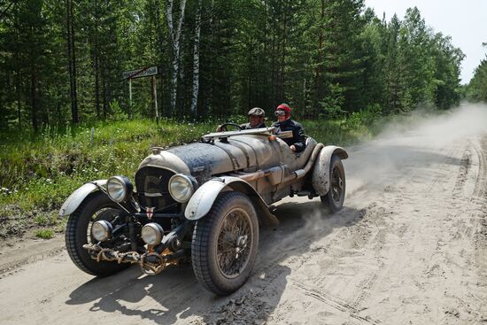 Peking to Paris Motor Challenge in Novosibirsk