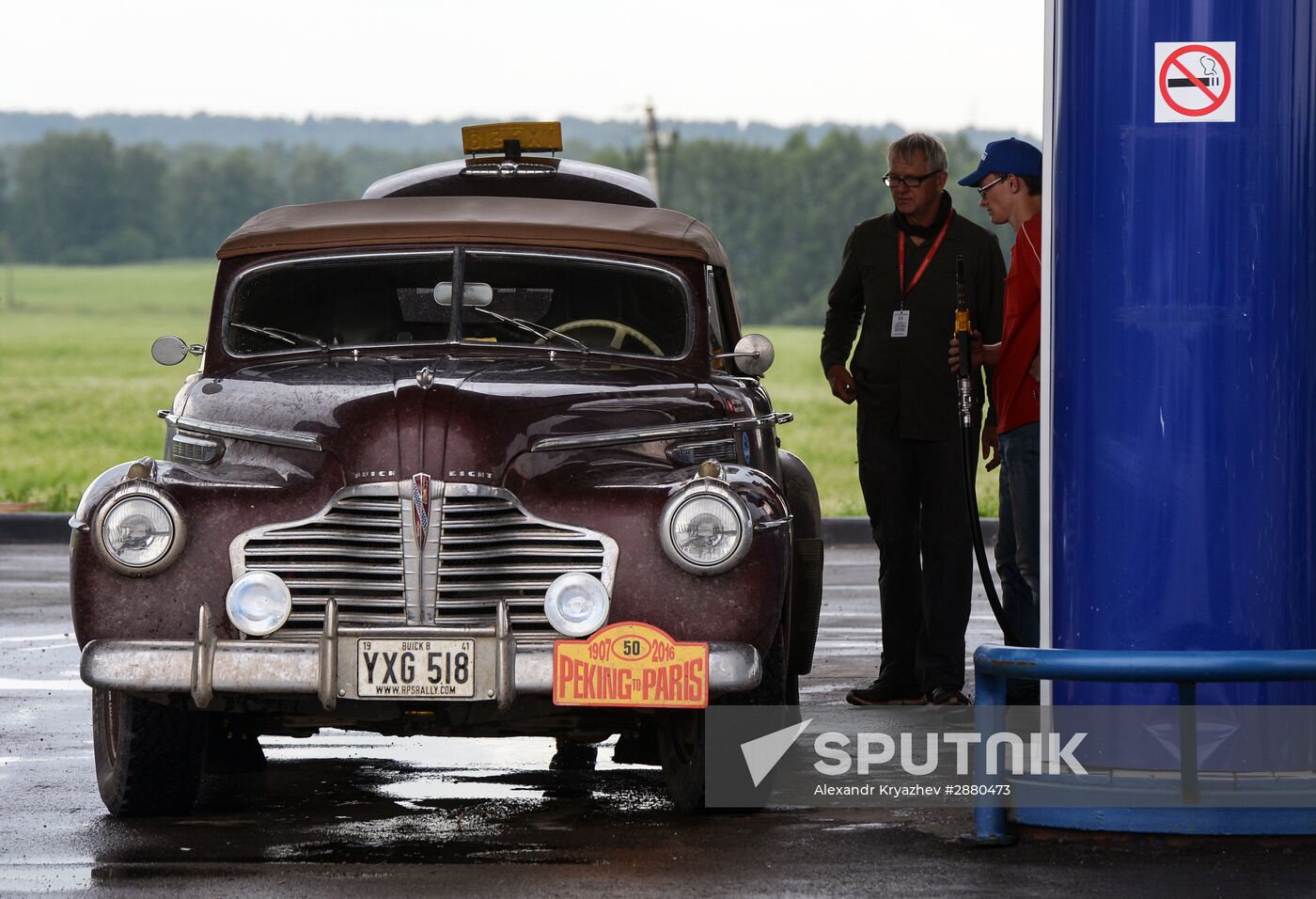 Peking to Paris Motor Challenge in Novosibirsk