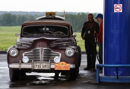 Peking to Paris Motor Challenge in Novosibirsk