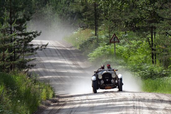 Peking to Paris Motor Challenge in Novosibirsk