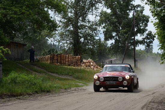 Peking to Paris Motor Challenge in Novosibirsk