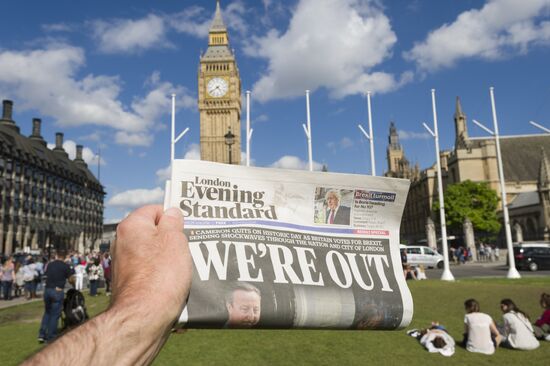 Referendum on Brexit in UK